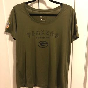 Packers shirtsleeve dry-fit short sleeve